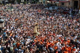 El Traslado de la Virgen desde la Basílica hasta la Catedral, en imágenes