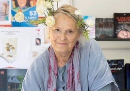 Lucía Dominguín, en la Feria del Libro de Málaga.