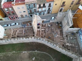 Trabajos en la casa del Jaume I.