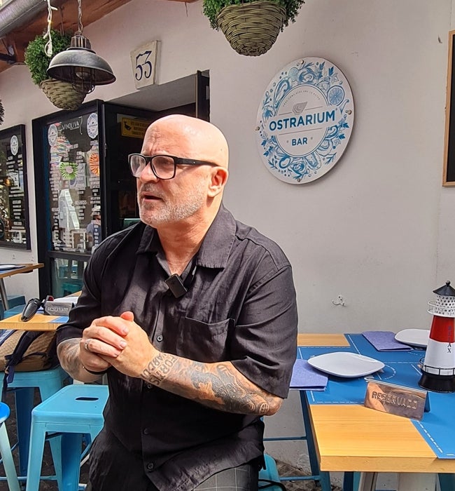 Andrés Soler en la presentación del evento.