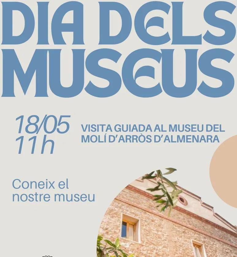 El Ayuntamiento de Almenara programa una visita guiada al Museu del Molí d’Arròs en el Día de los Museos