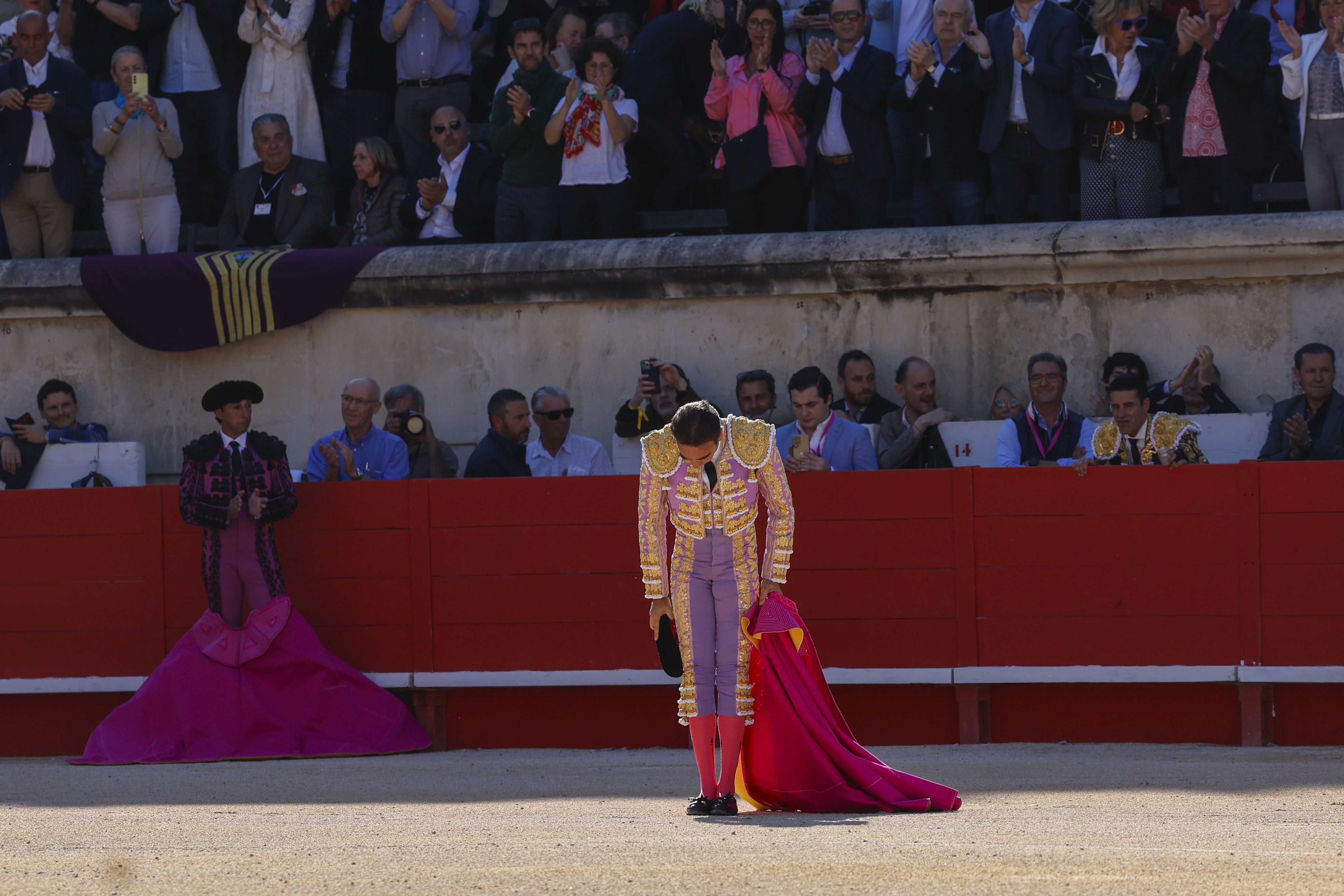 Enrique Ponce, en la Feria de Pentecostés 2024 de Nimes