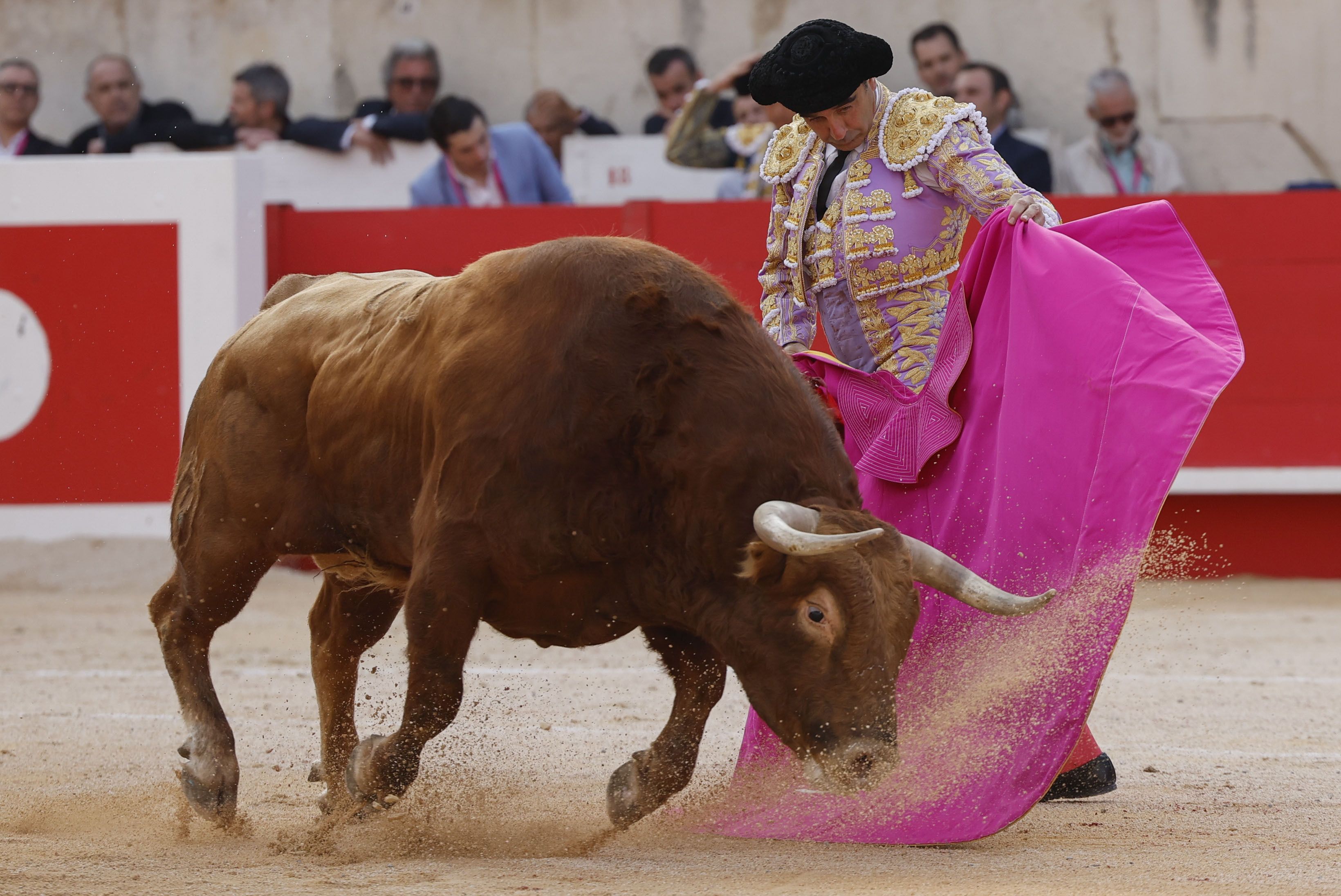 Enrique Ponce, en la Feria de Pentecostés 2024 de Nimes