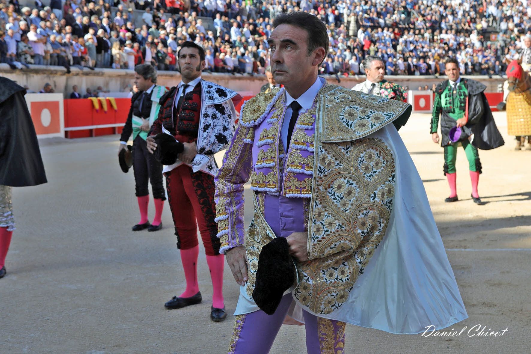 Enrique Ponce, en la Feria de Pentecostés 2024 de Nimes