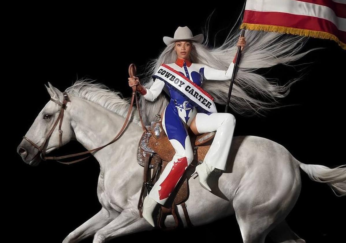 Beyoncé, en la imagen promocional de su nuevo álbum, 'Cowboy Carter'.