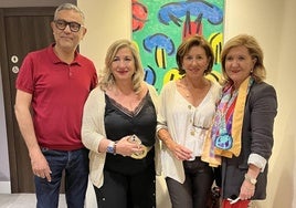 Alejandro Bethencourt, Sara Joudi, Tania Arrufat y Teresa Nuez.