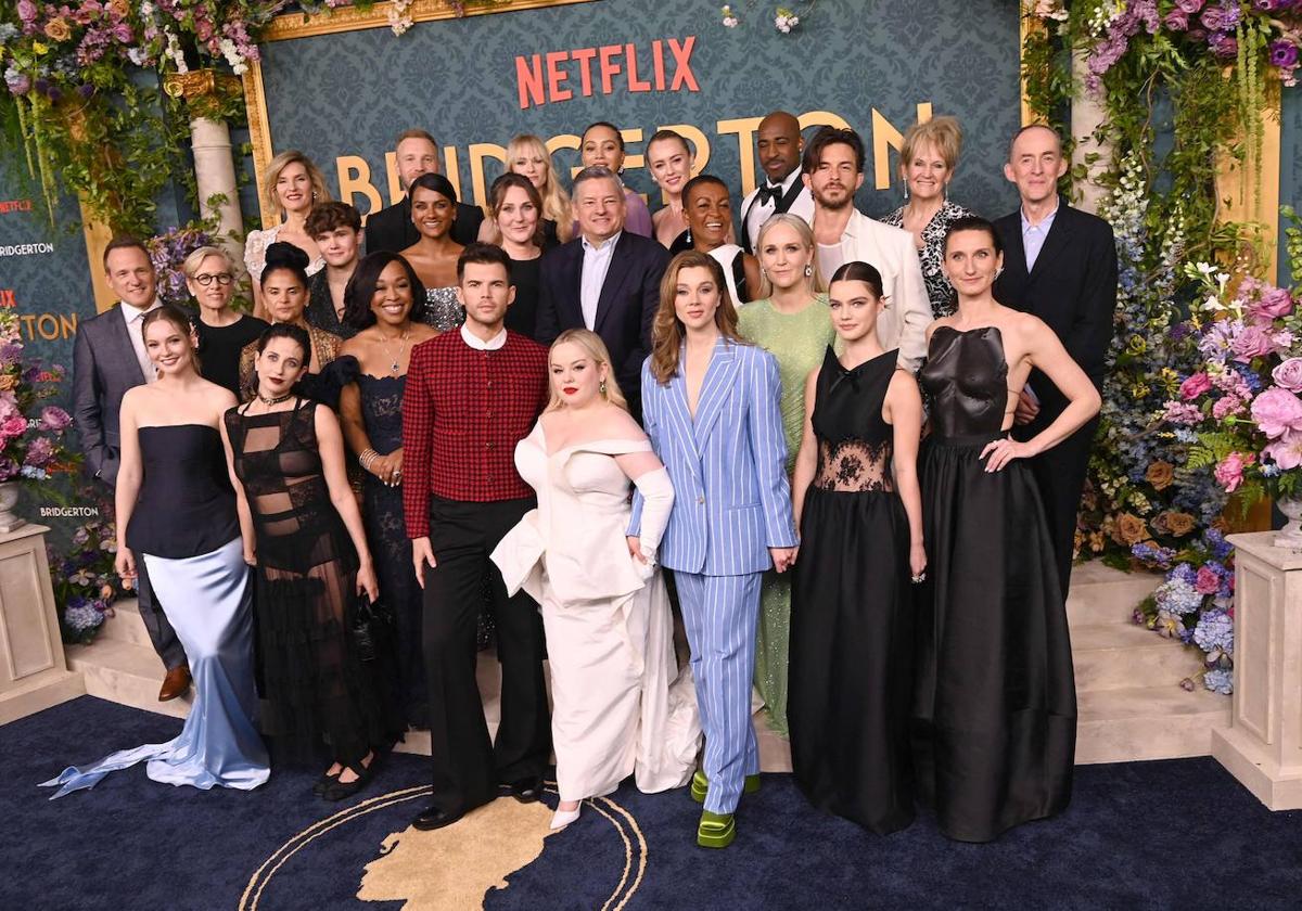 El elenco de la serie de Netflix.