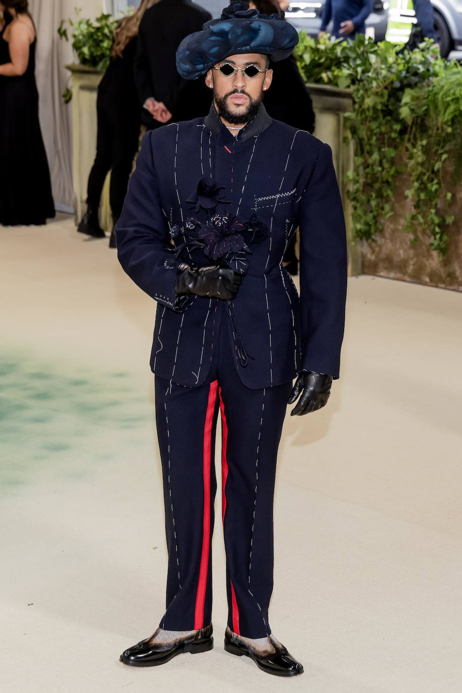 El cantante Bad Bunny en la Met Gala 2024.