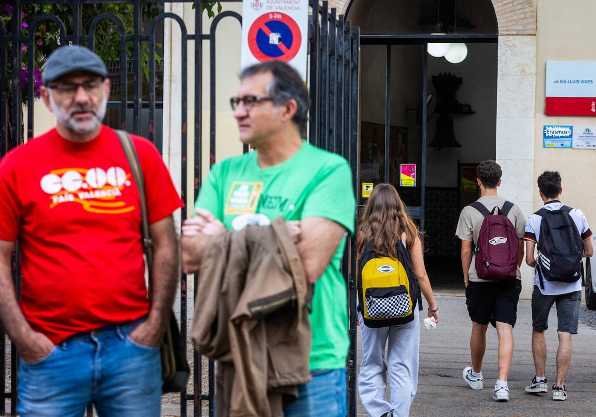 Fotos de la huelga educativa en la Comunitat