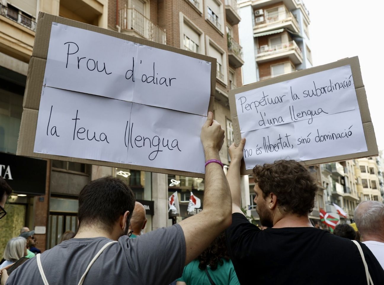 La manifestación educativa en Valencia, en imágenes