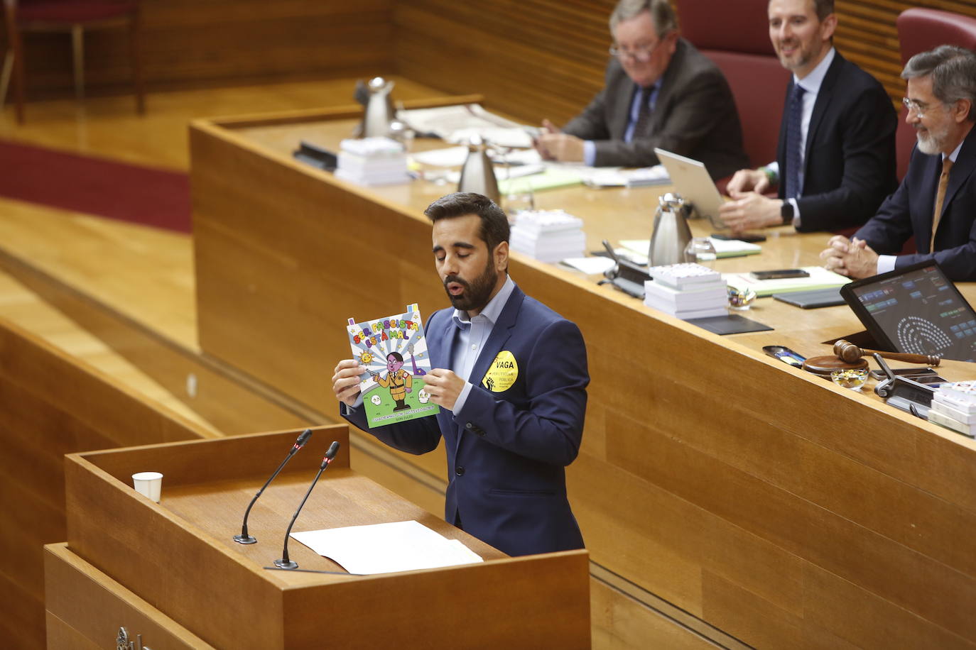 Así ha sido la sesión de control de Mazón en Les Corts