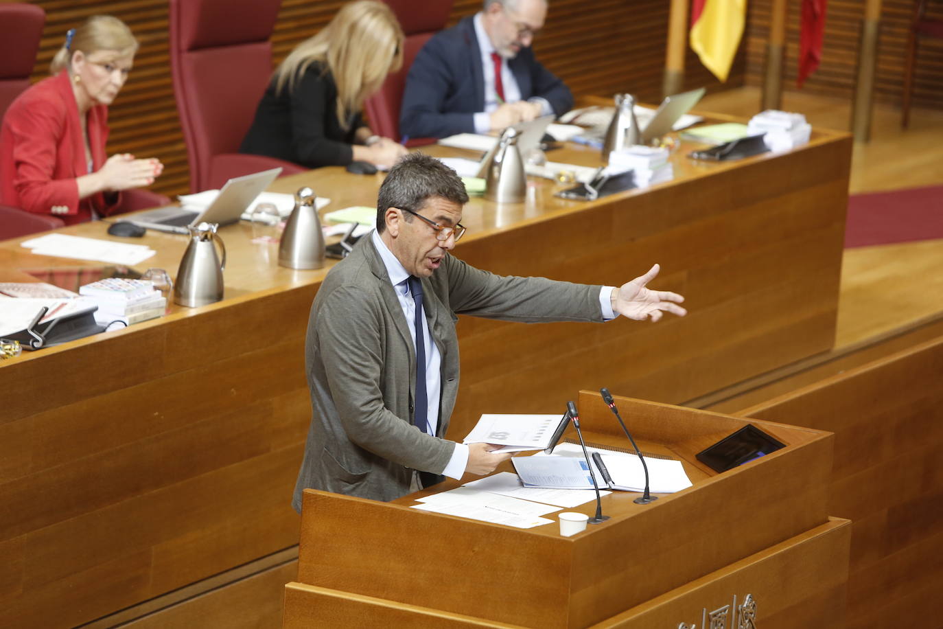 Así ha sido la sesión de control de Mazón en Les Corts