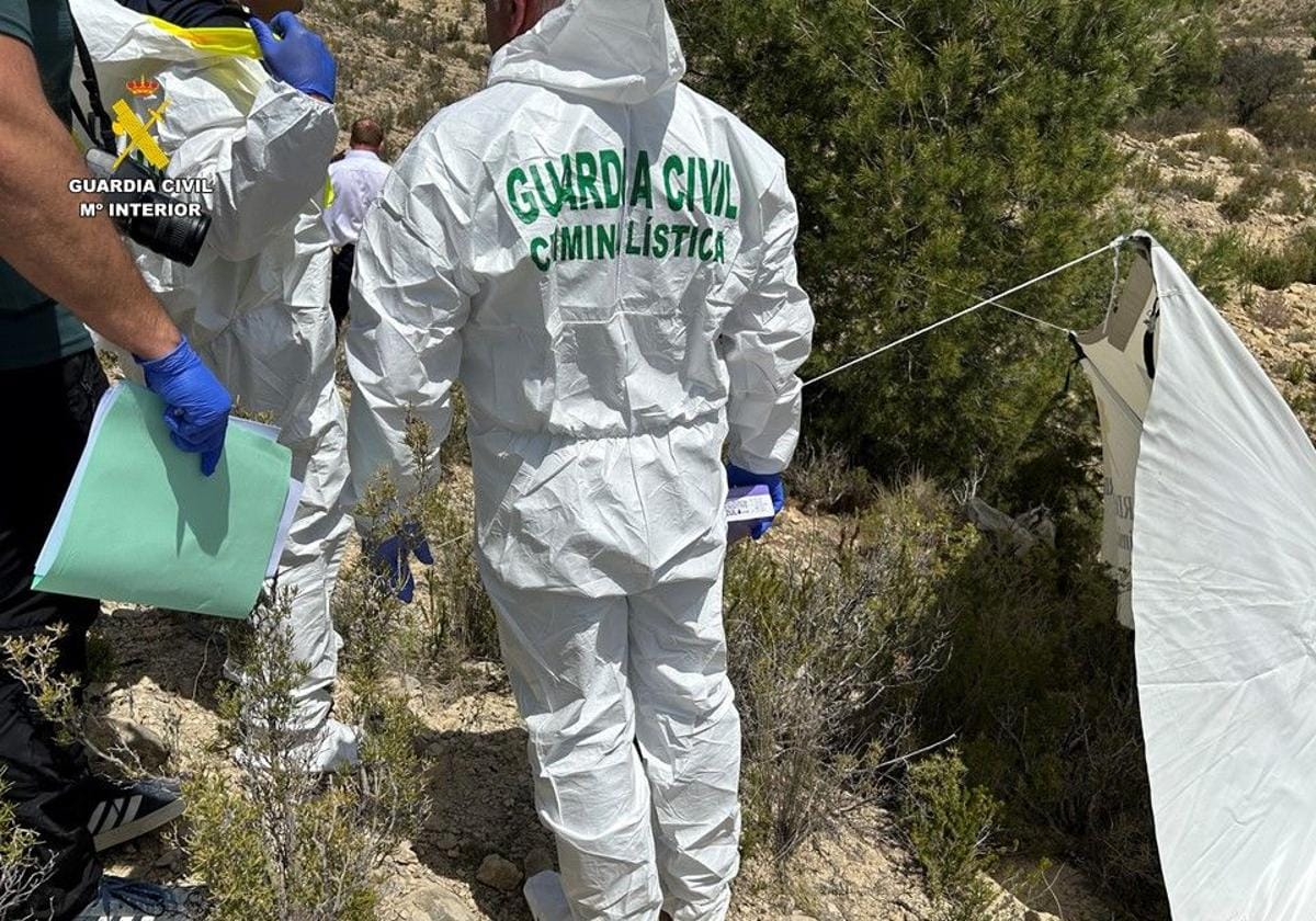 Hallan los cuerpos de un matrimonio alemán en la zona de Xixona donde un perro encontró un brazo