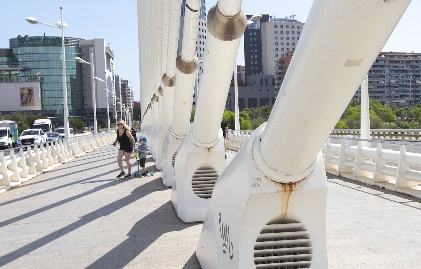 Así está el puente de l&#039;Assut de l&#039;Or de Valencia