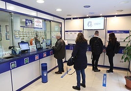 Una administración de loterías en una imagen de archivo.