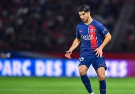 Carlos Soler, con el Paris Saint-Germain.