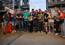 Ganadores del concurso cervecero.