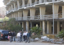 Exterior del estadio de Mestalla.