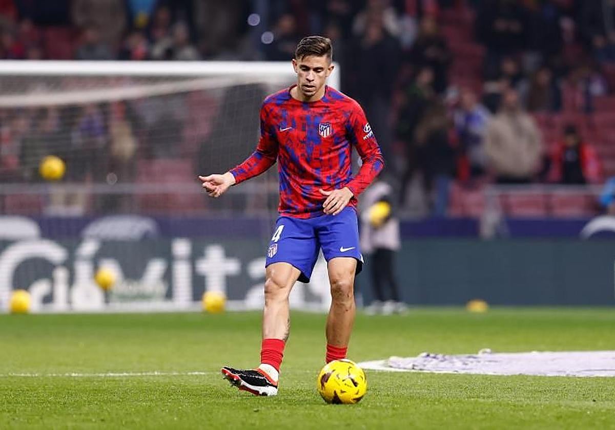 Gabriel Paulista, con el Atlético de Madrid.