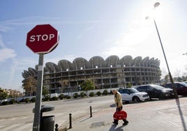 Exterior del nuevo estadio del Valencia