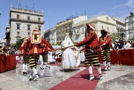 La moma, durante la festividad del Corpus.