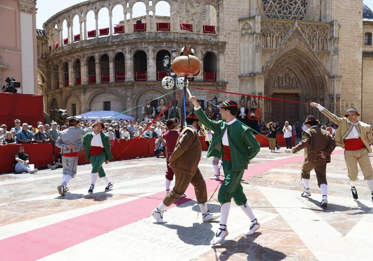 Actos del Corpus en Valencia.