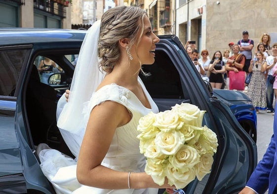 Nerea Martí antes de su boda con Hugo Duro.