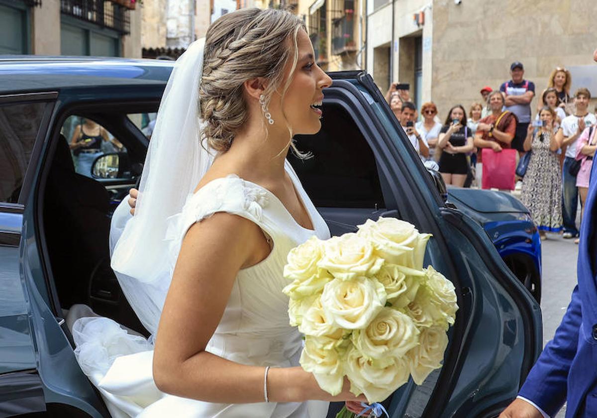 Nerea Martí antes de su boda con Hugo Duro.