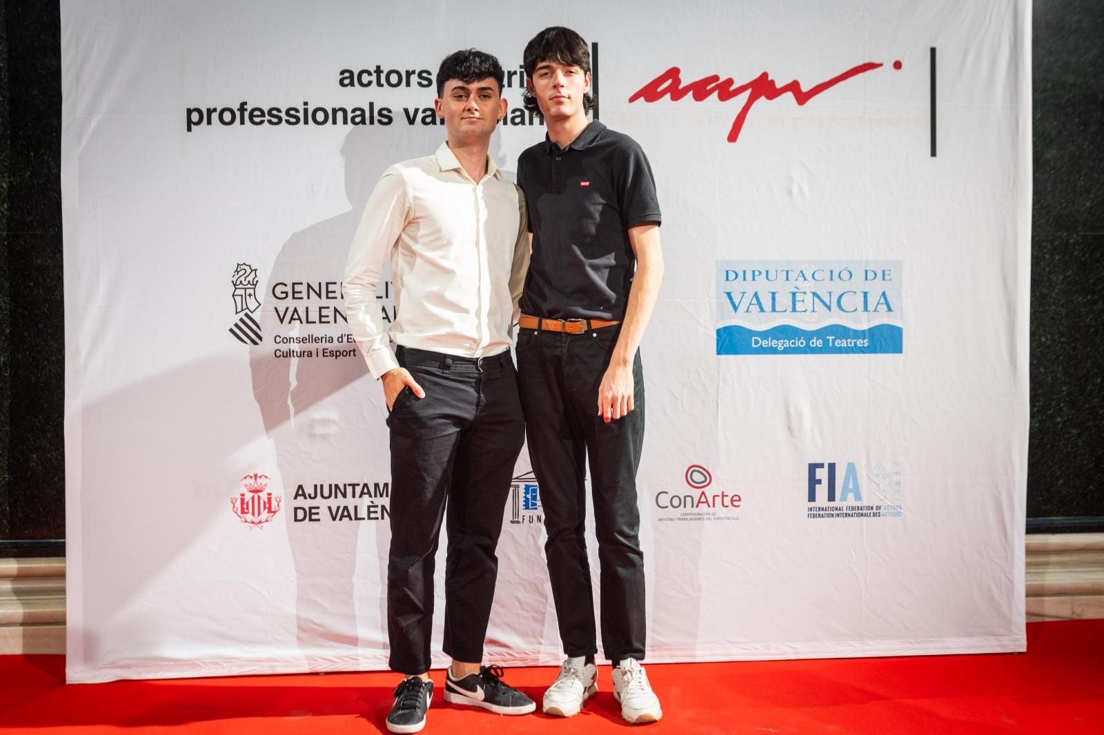 La alfombra roja de los premios de los actores valencianos