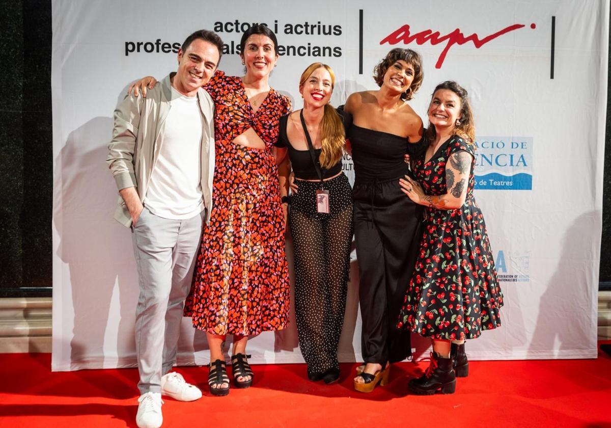 La alfombra roja de los premios de los actores valencianos