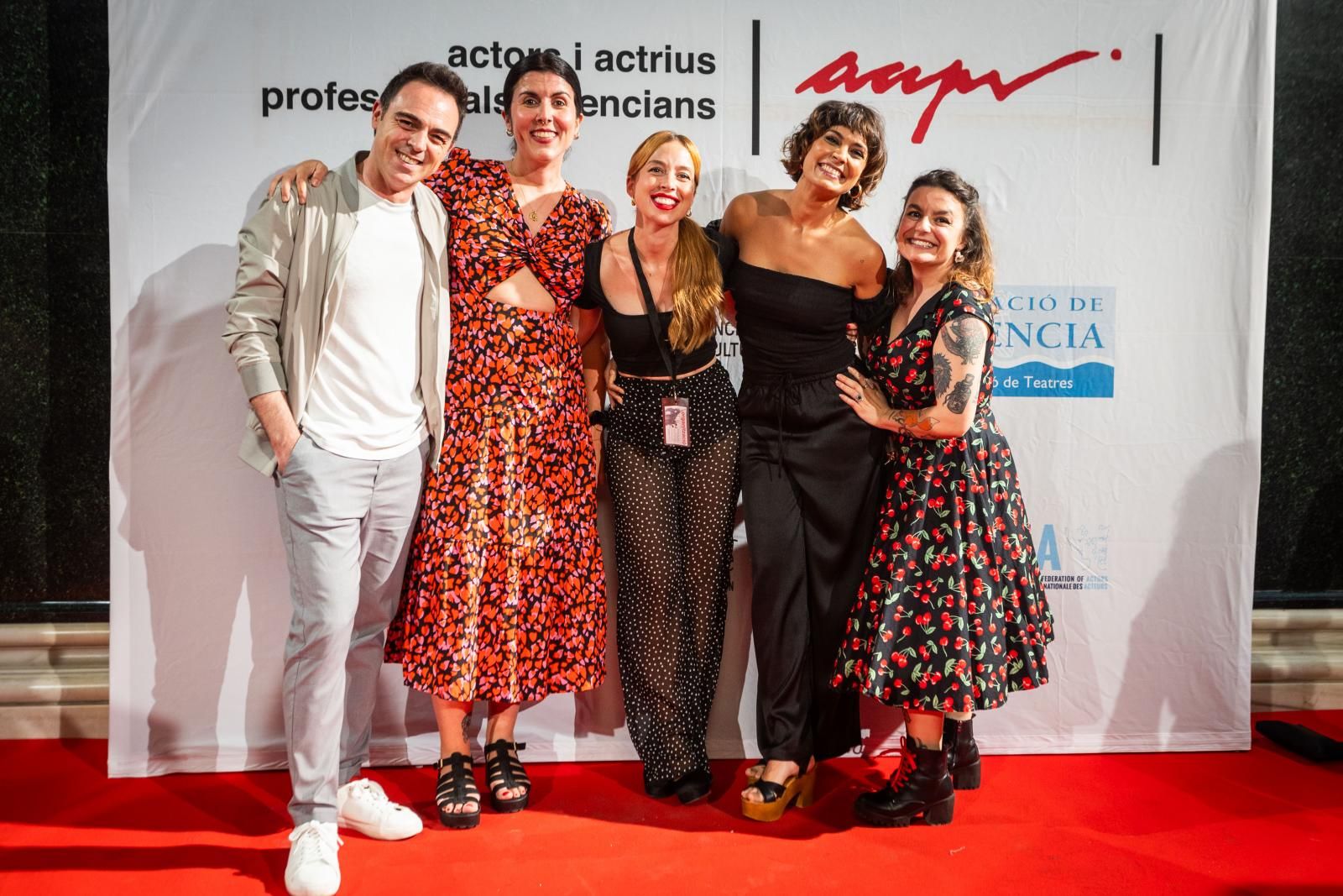 La alfombra roja de los premios de los actores valencianos