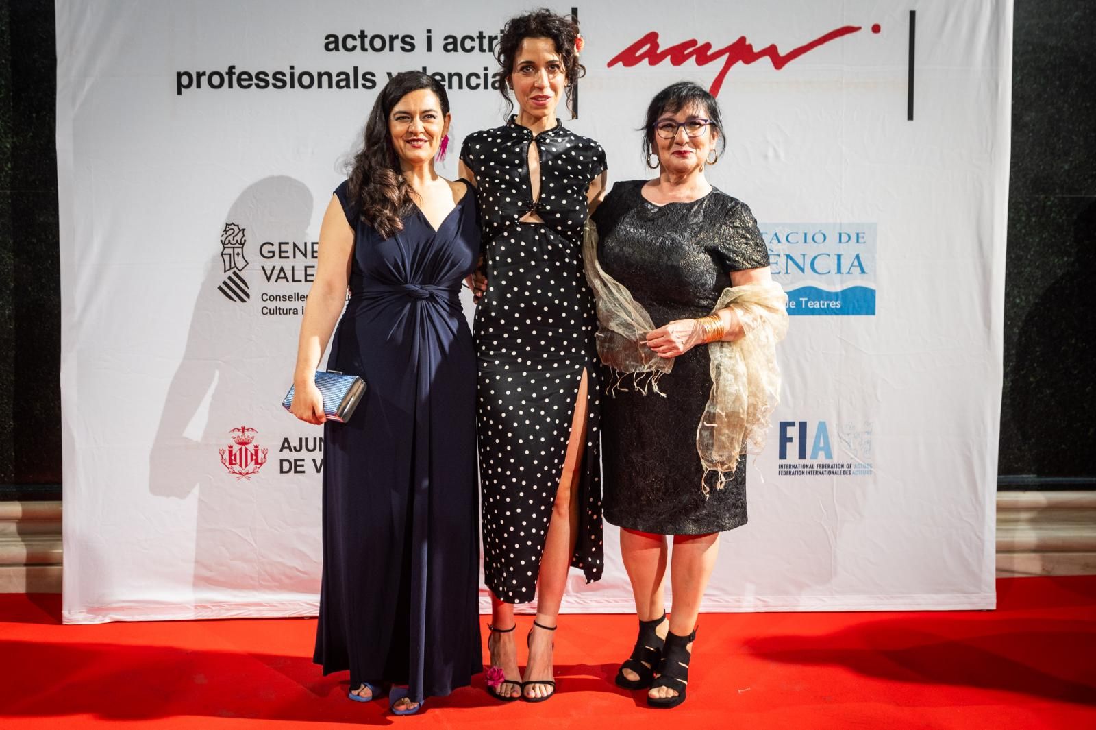 La alfombra roja de los premios de los actores valencianos