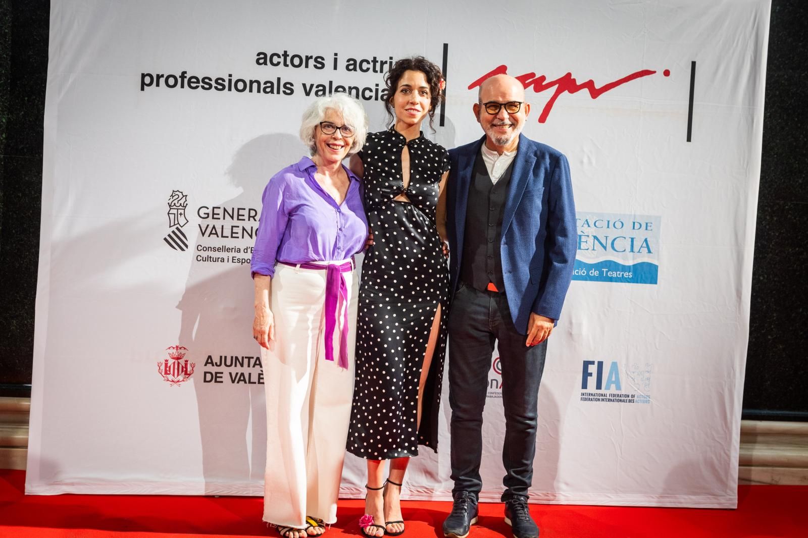 La alfombra roja de los premios de los actores valencianos