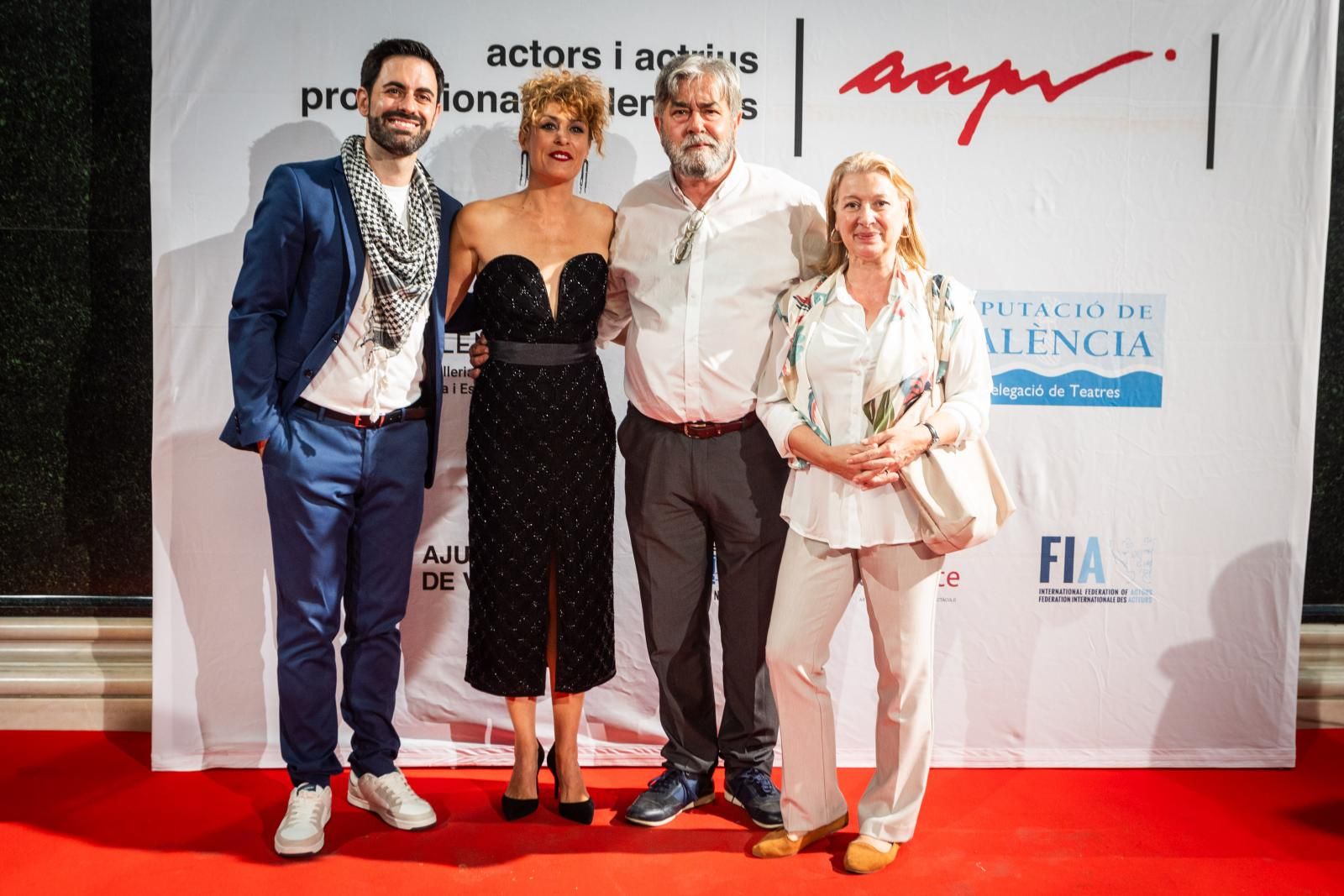 La alfombra roja de los premios de los actores valencianos