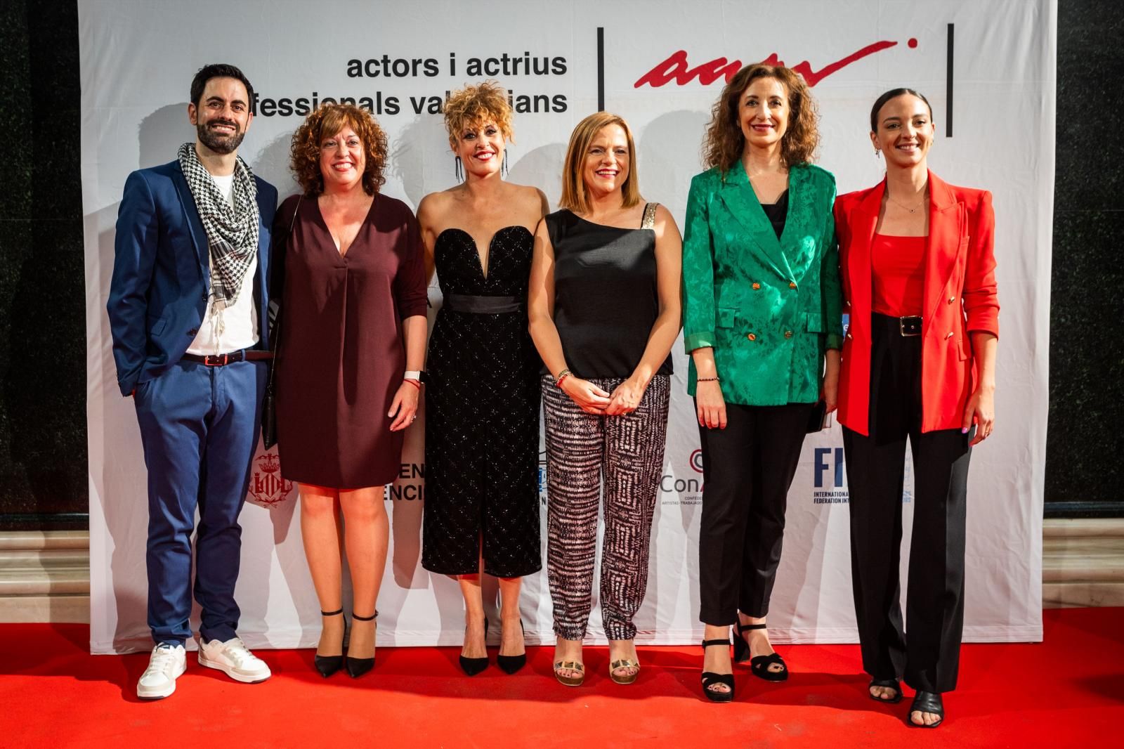 La alfombra roja de los premios de los actores valencianos