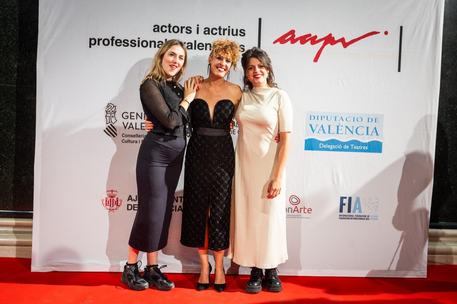 La alfombra roja de los premios de los actores valencianos