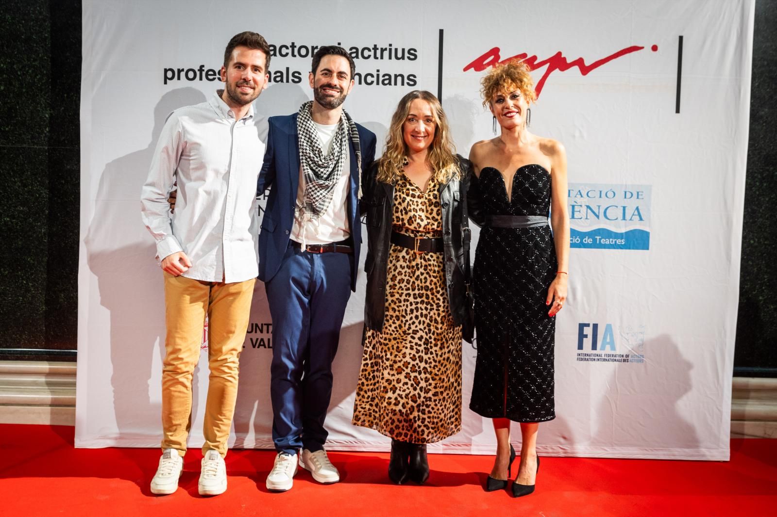 La alfombra roja de los premios de los actores valencianos