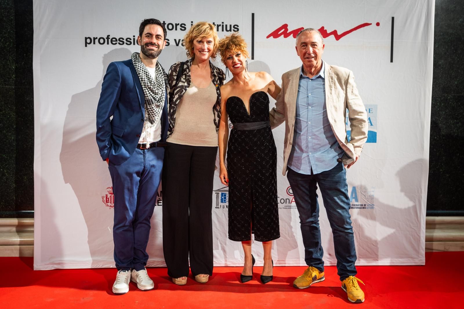 La alfombra roja de los premios de los actores valencianos