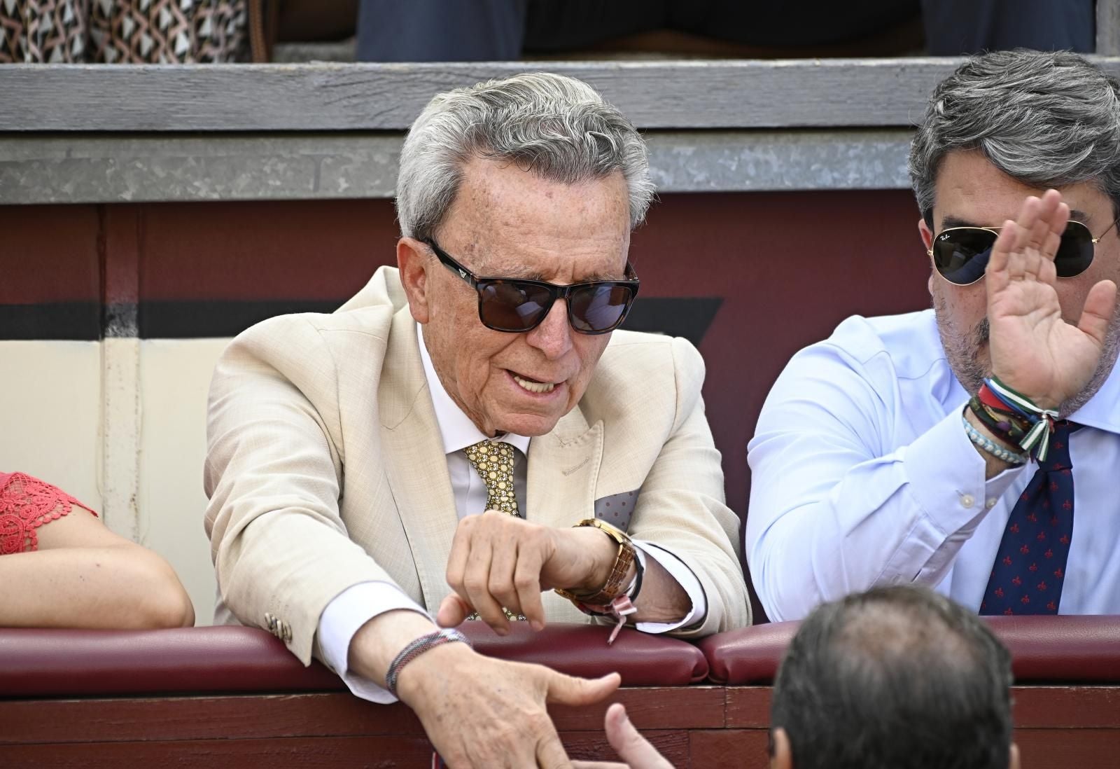 Famosos en la Plaza de Toros de Las Ventas