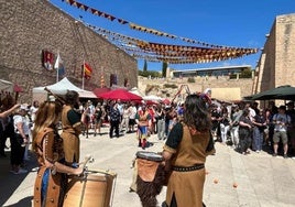 Mercado Medieval en el Castillo de Santa Bárbara, en una imagen de archivo.