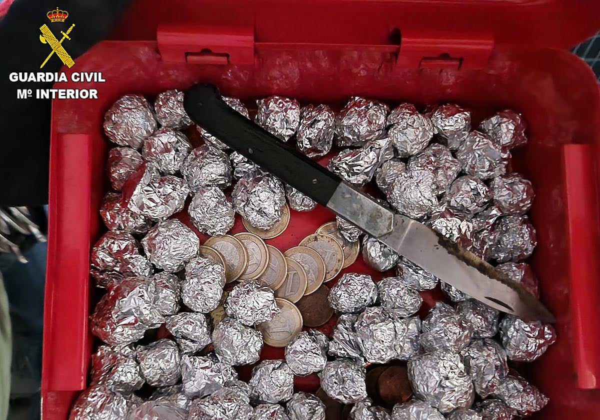 Droga preparada su venta.