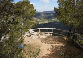 Maravillosas vistas desde el mirador del Pla de la Mina.