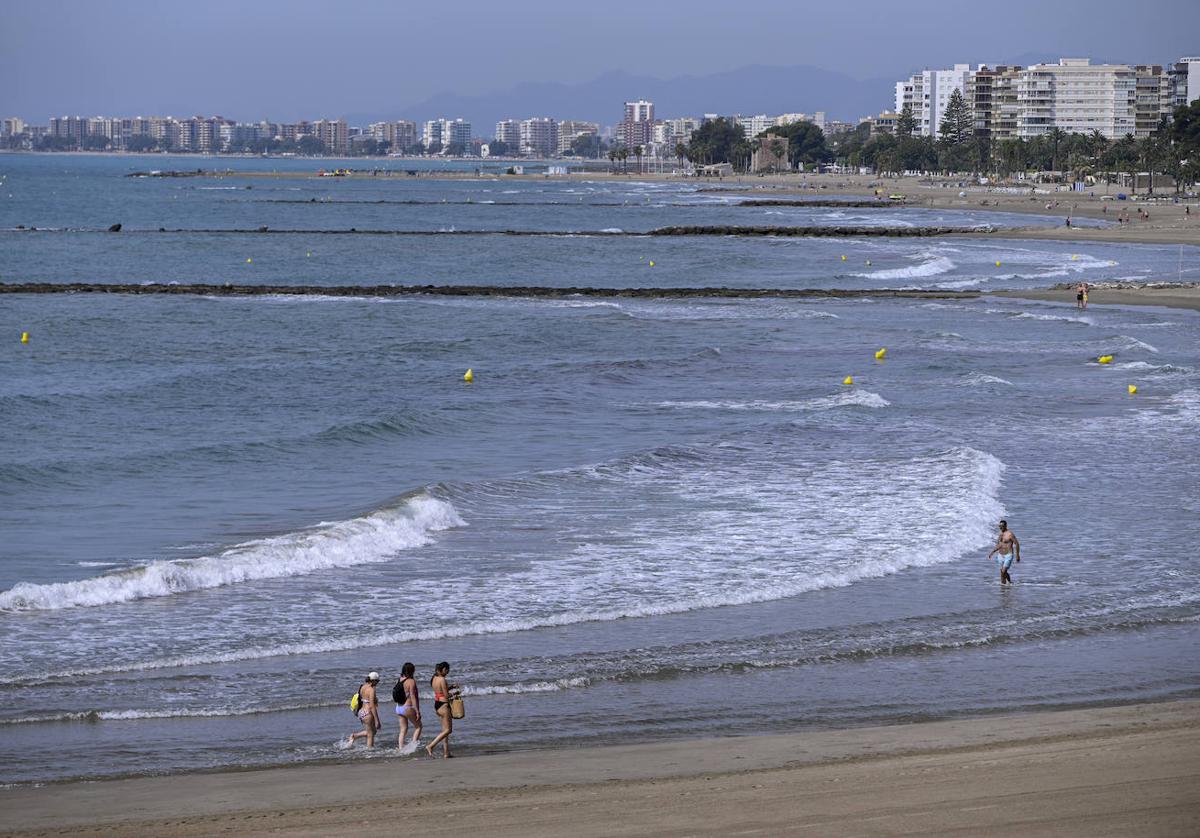 Playa de Benicàssim durante esta semana.