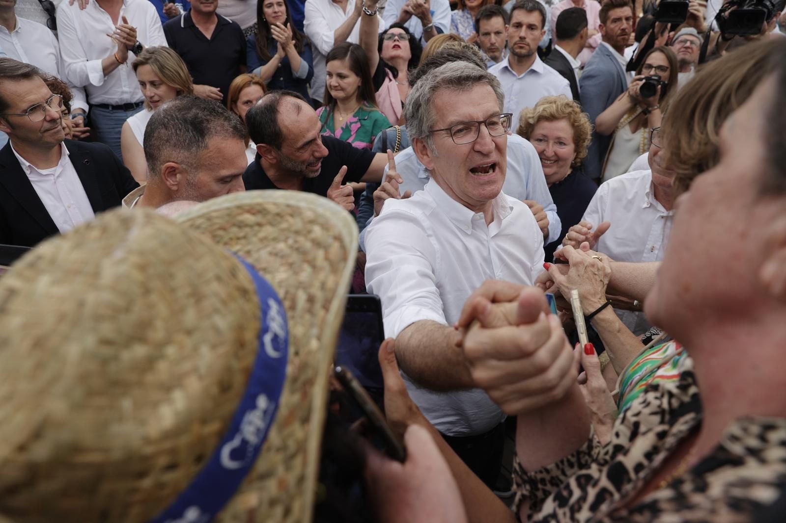 Feijóo en Valencia: mitin final de las Elecciones Europeas 2024