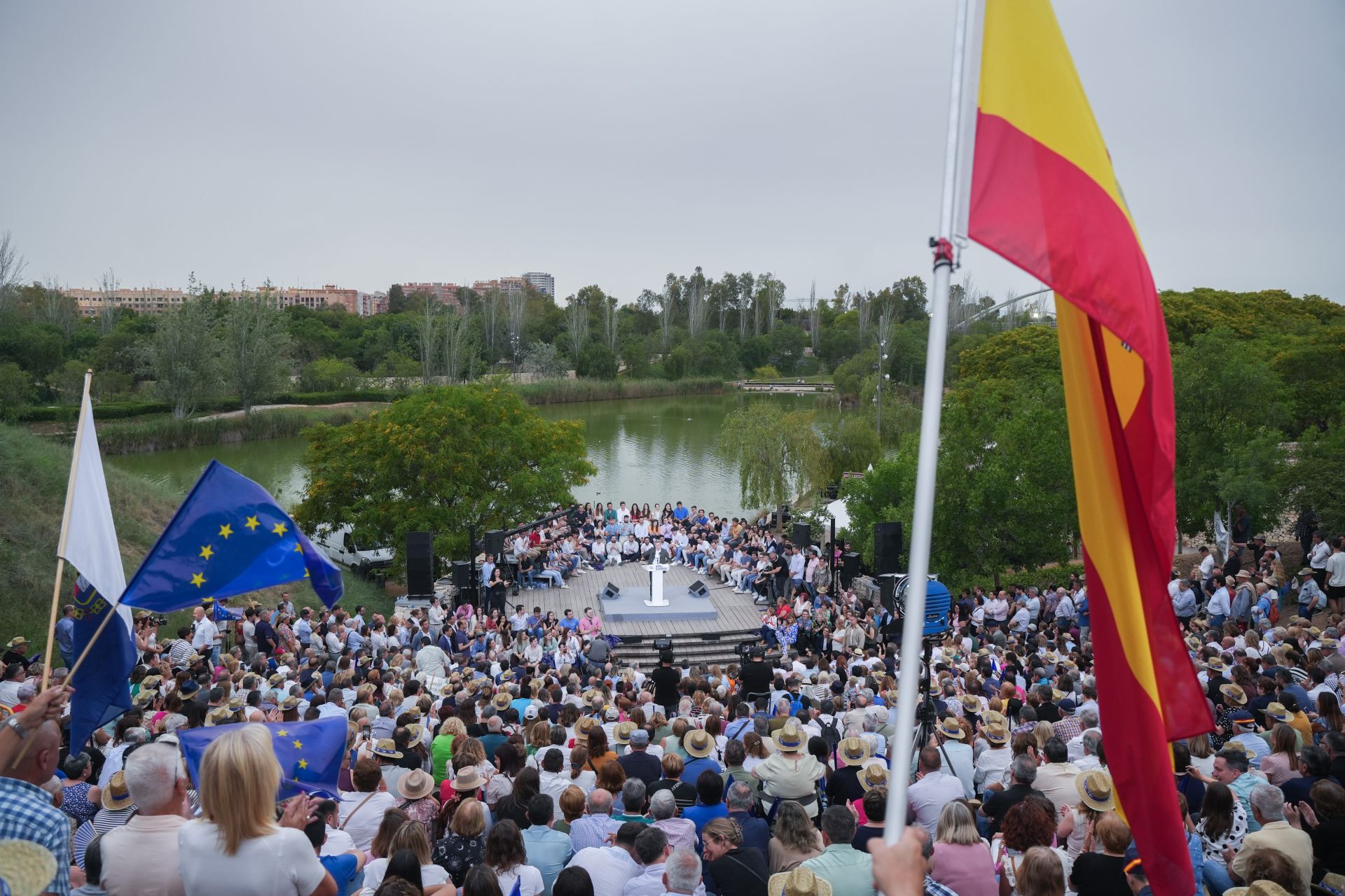 Feijóo en Valencia: mitin final de las Elecciones Europeas 2024