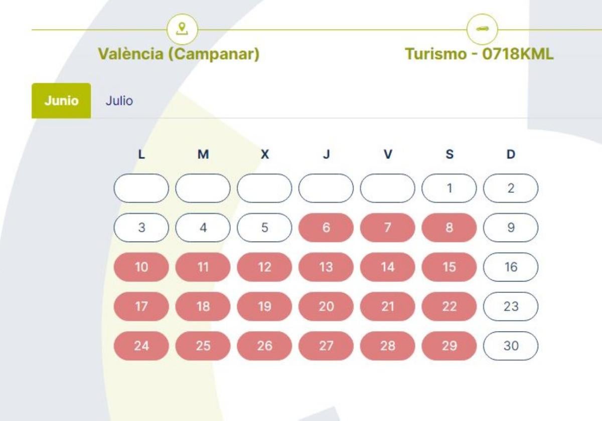 En Campanar, todas las citas de junio están ocupadas.