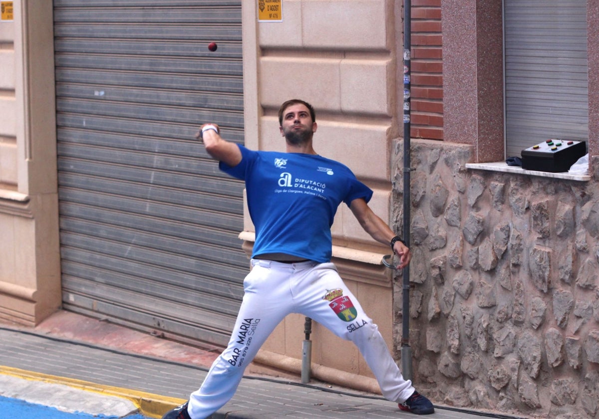 Pablo durante un partido.