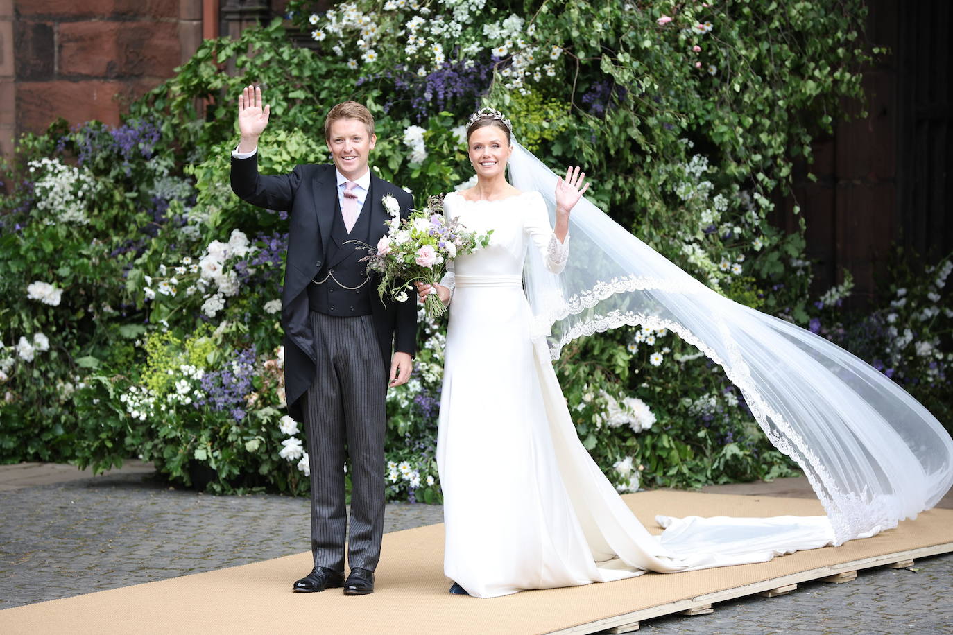 Las imágenes de la boda del duque de Westminster y Olivia Henson en Chester