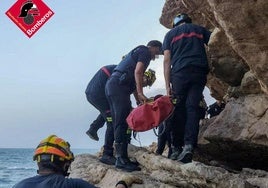 Rescate del joven ahogado en Benidorm.