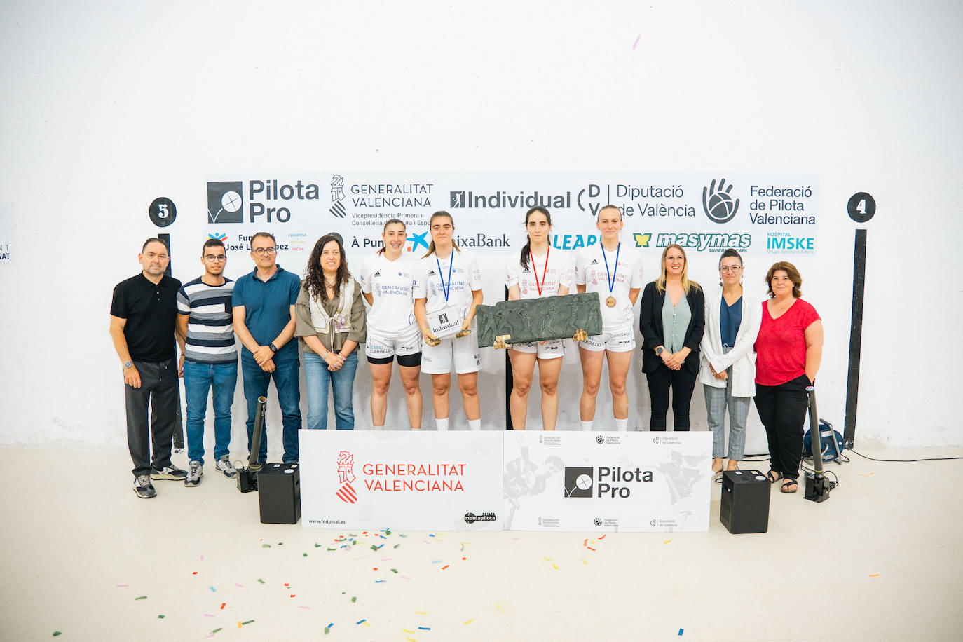 Fotos de Victoria, campeona del Individual femenino de pilota valenciana